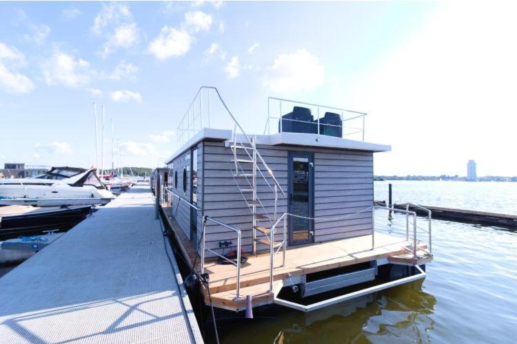 Hausboot Fjord Aries Mit Dachterrasse In Schleswig Otel Dış mekan fotoğraf
