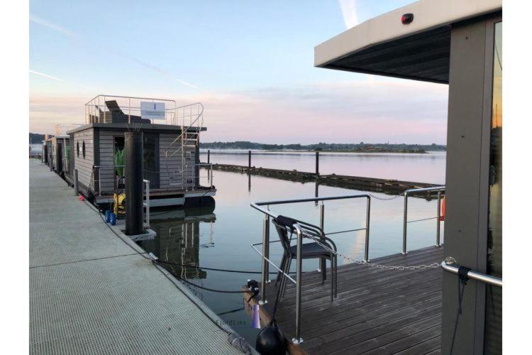 Hausboot Fjord Aries Mit Dachterrasse In Schleswig Otel Dış mekan fotoğraf